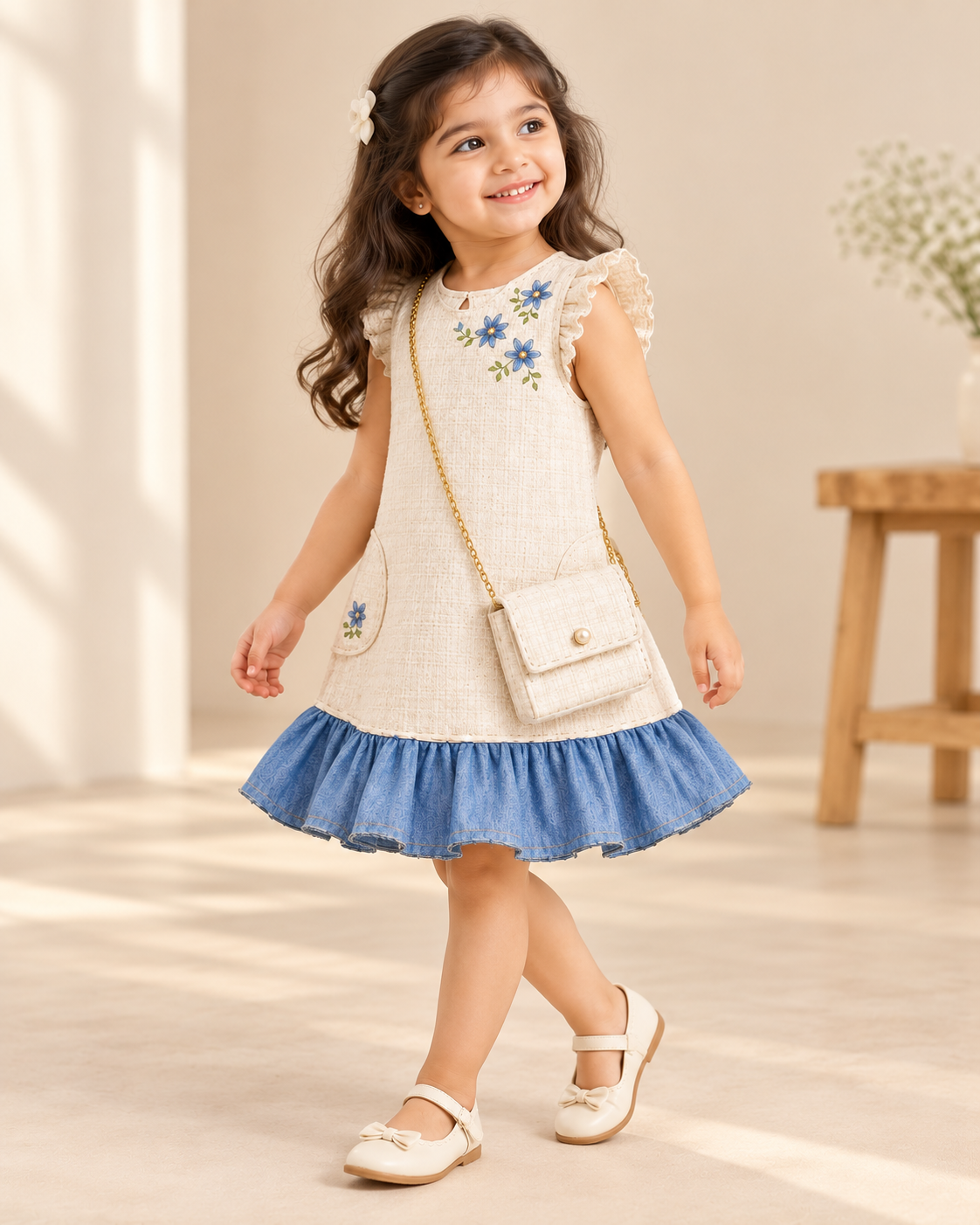 Azure Bloom Dress ✨ - Image 2